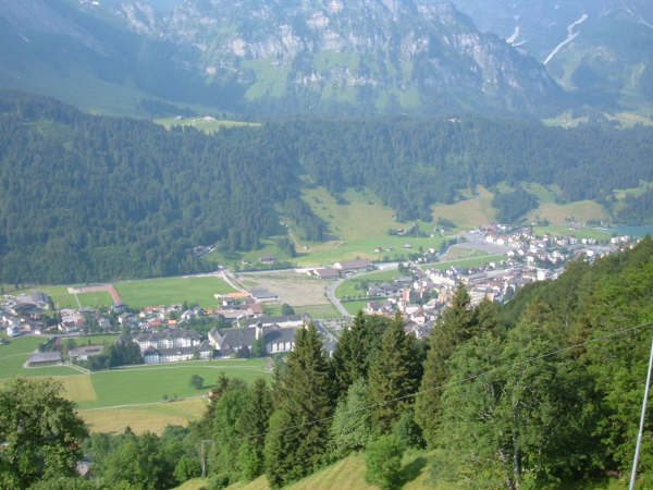 Unser Ausblick auf Engelberg...