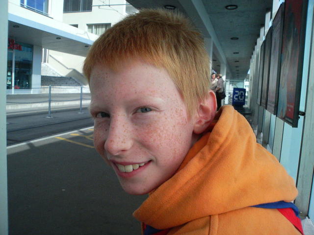 Auf zur Messeg 2006. Tschippo freut sich schon riesig.