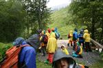 Wanderung im Regen