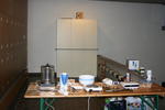 Unsere Zwischenverpflegung um 2:00 Uhr in der Nacht.
Sandwiches, Hot Dogs und Cr
