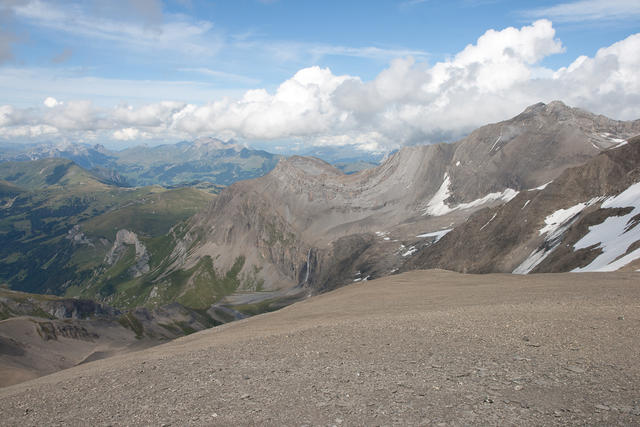 Blick hinunter ins Rottal wo wir campieren wollten.