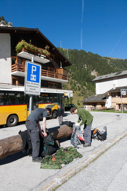 Zinal zu hinterst im Val d'anniviers