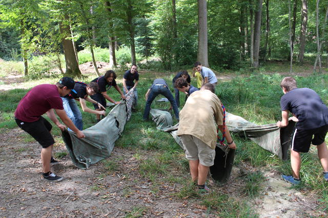 Stafette bei der Almend.